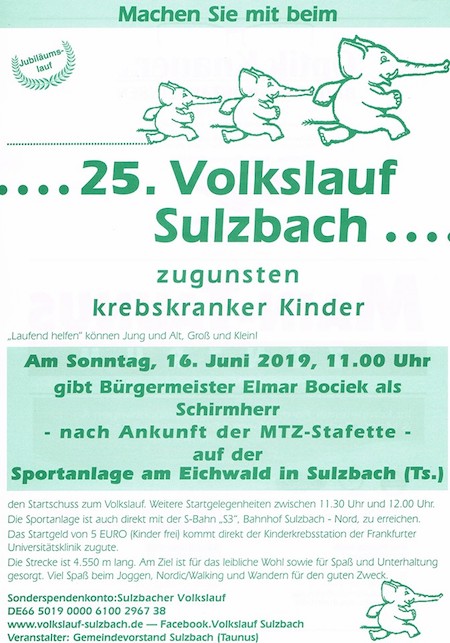 Sulzbacher Volkslauf 2019