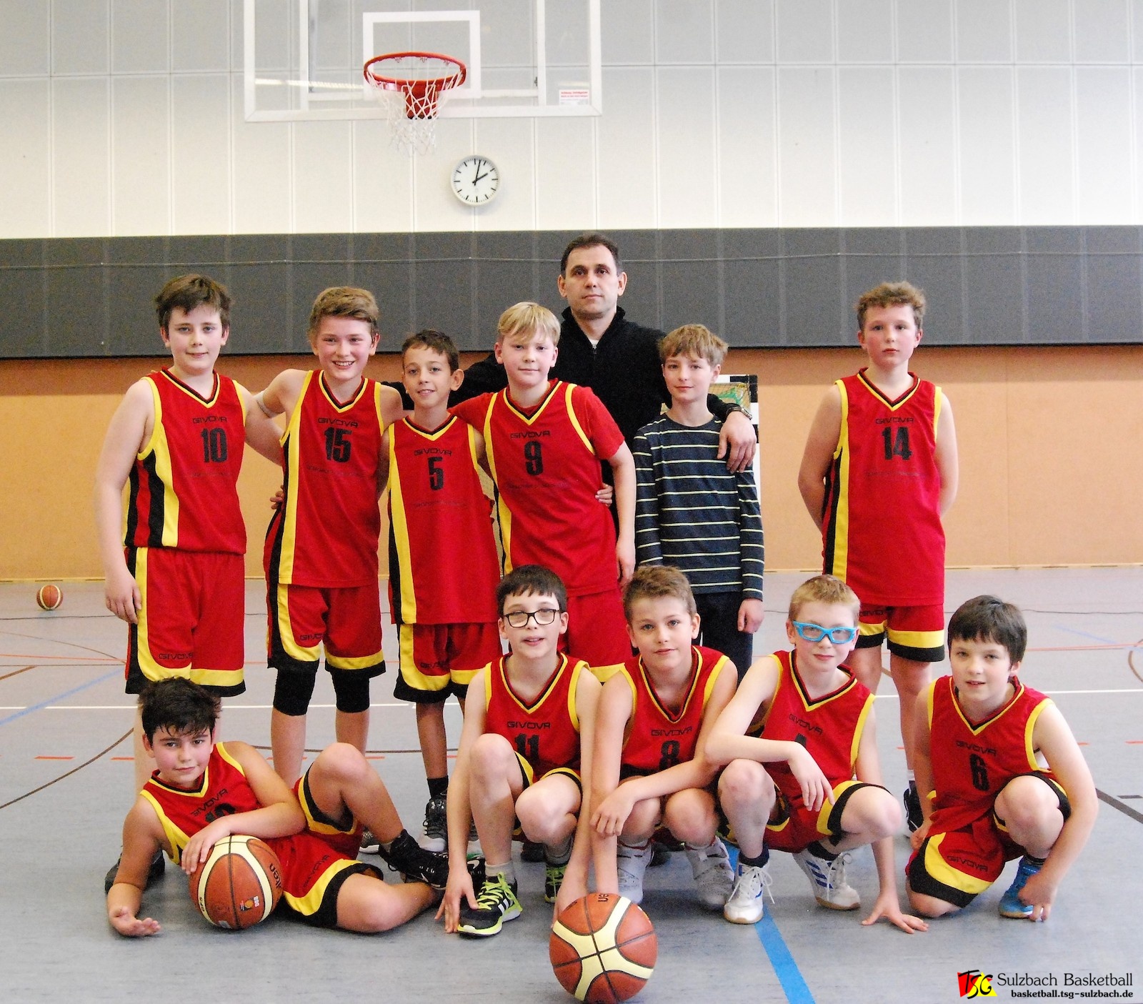 MU12 Teamfoto Saison 2017/18